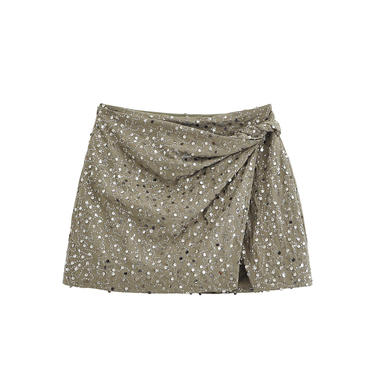 Spicy girl pearl mini skort