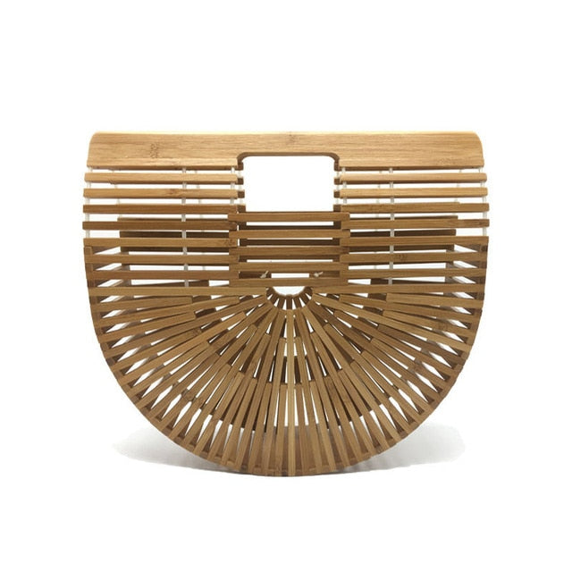 Bamboo summer beach bag