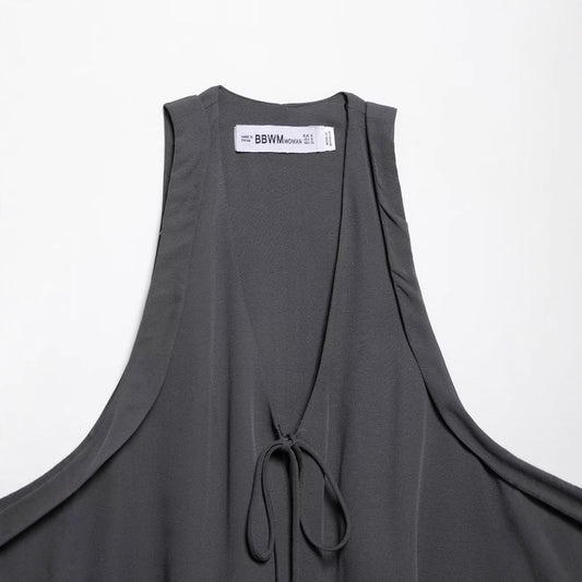 V-neck sleeveless camisole top for women