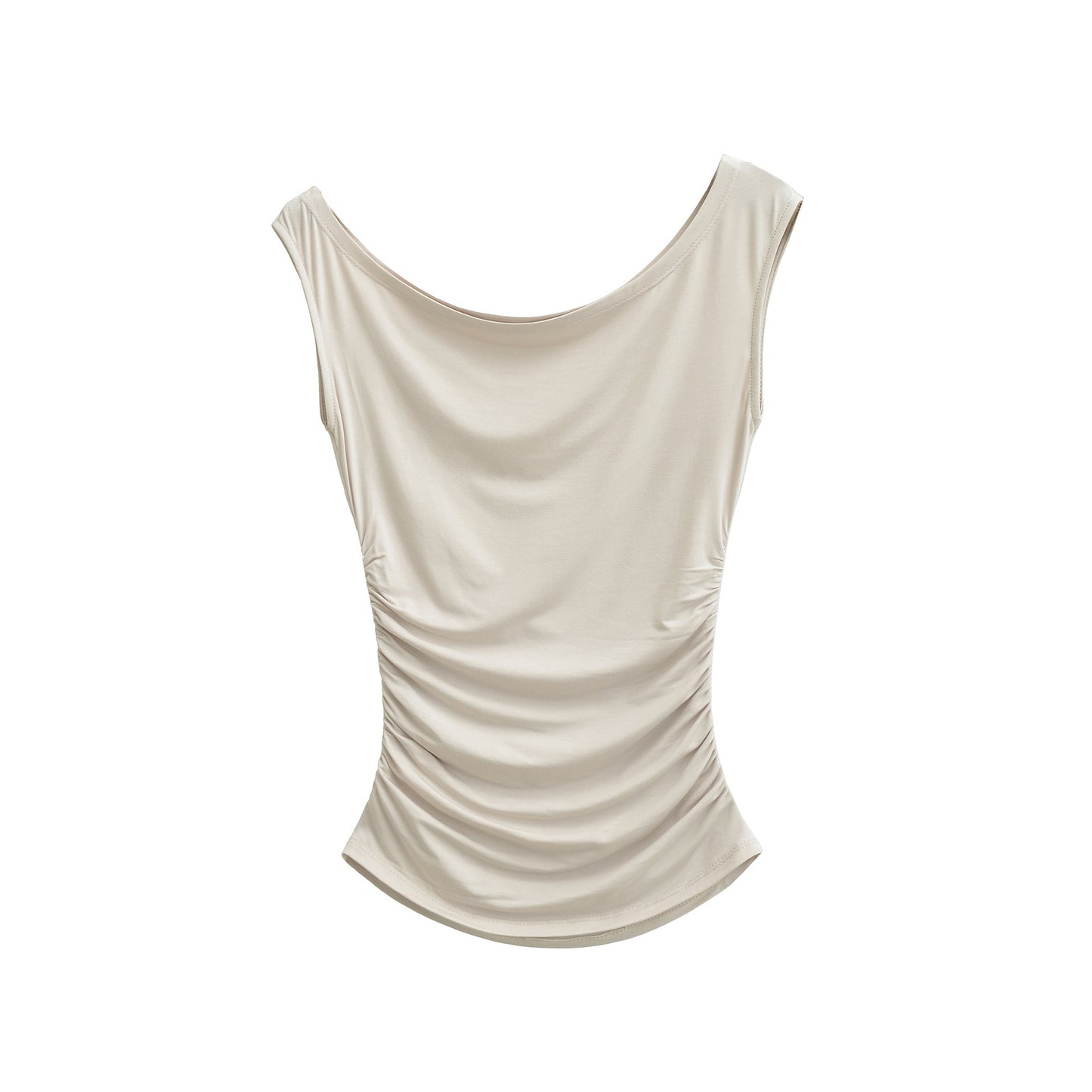 Slant neck T-shirt for women