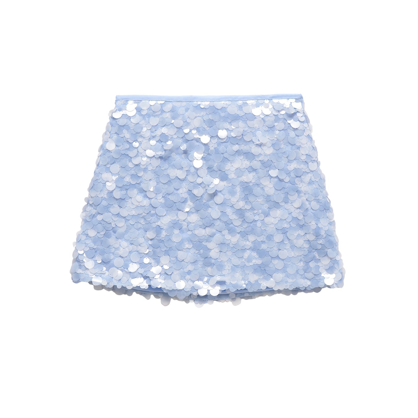 Glitter mini skirt