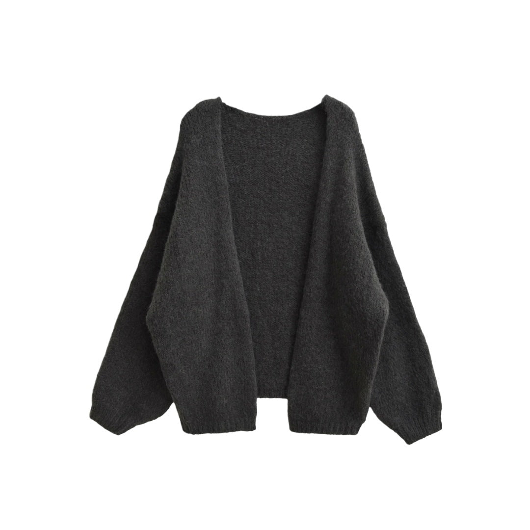 Oversized knit cardigan