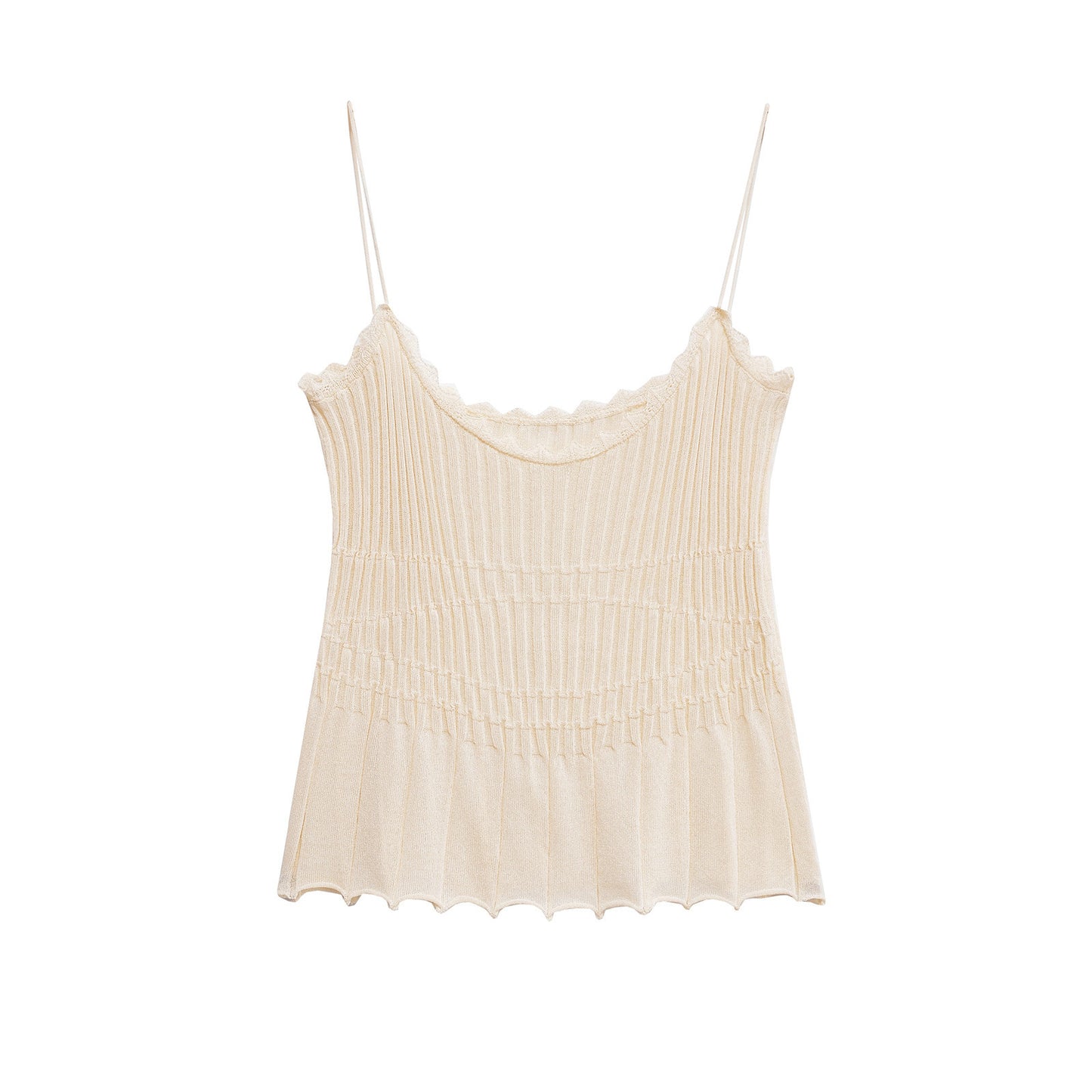 Knitted camisole vest top