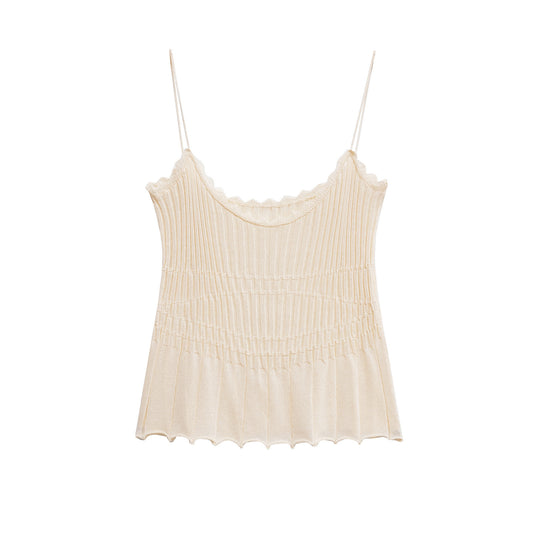 Knitted camisole vest top