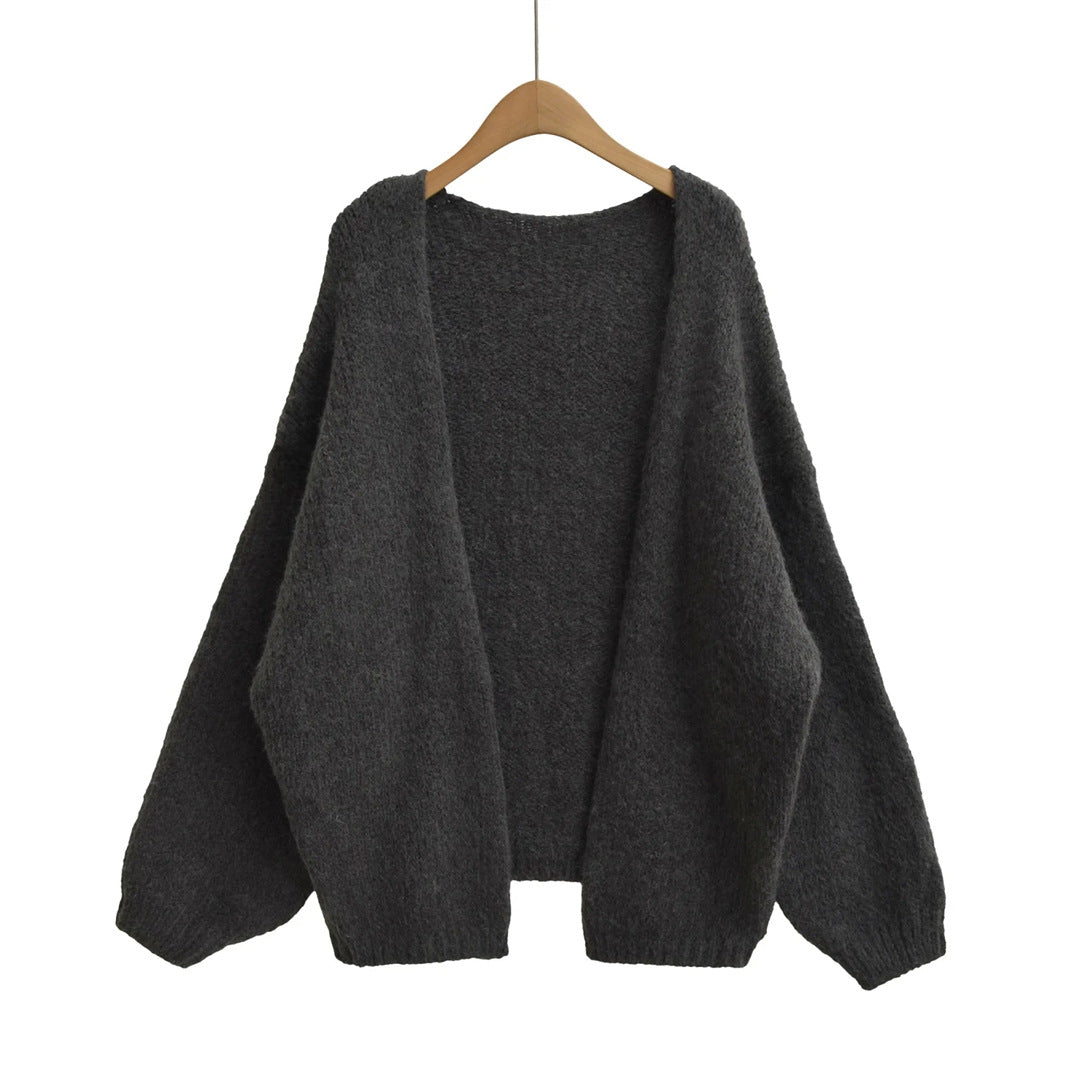 Oversized knit cardigan
