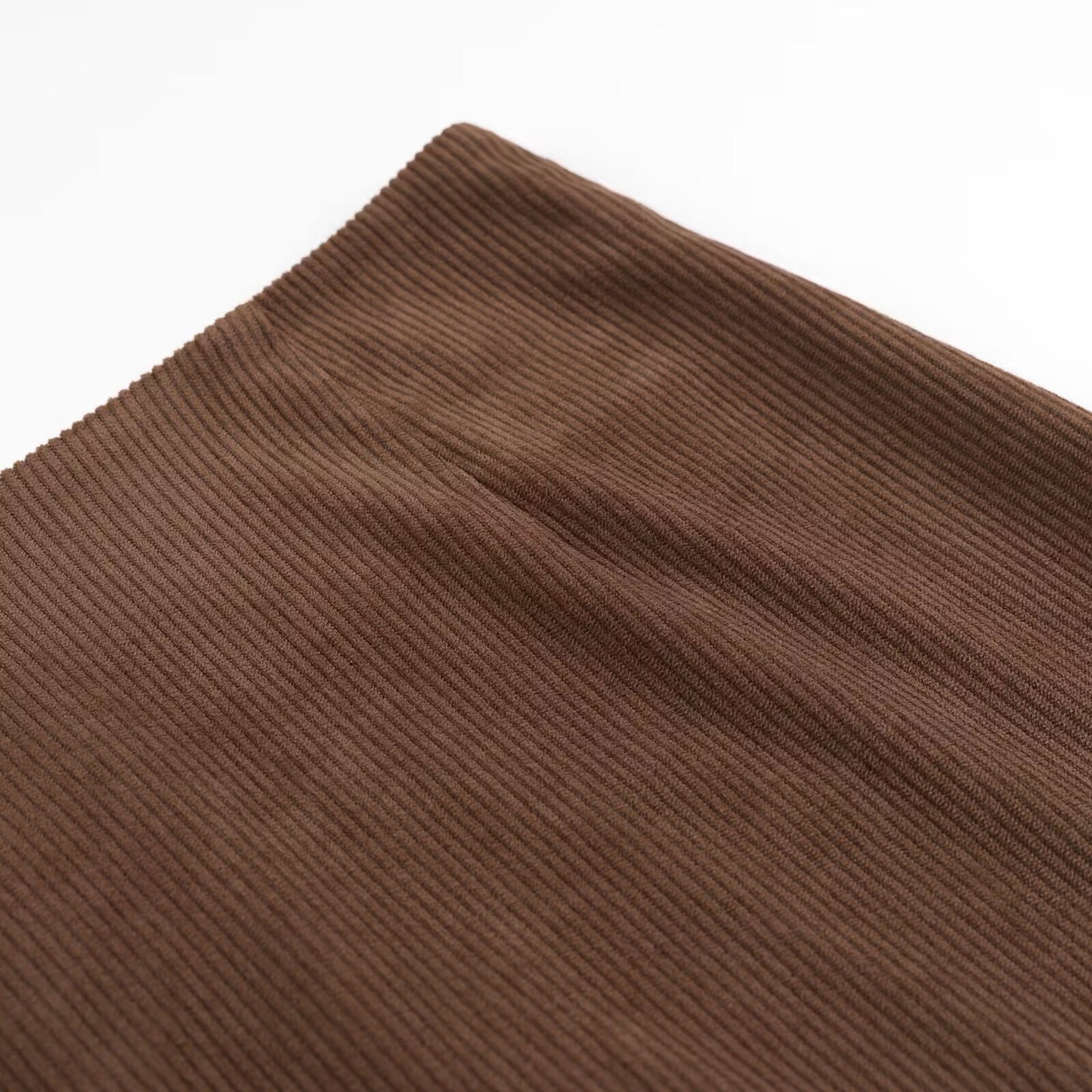 Spicy girl corduroy A-line mini skirt