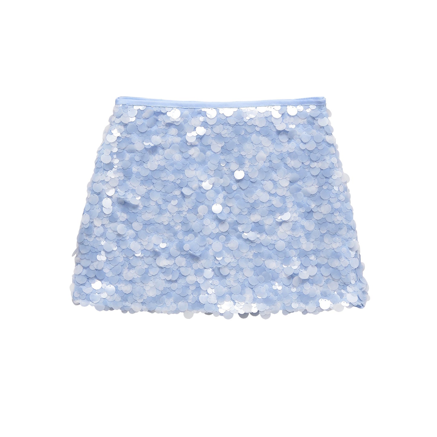 Glitter mini skirt