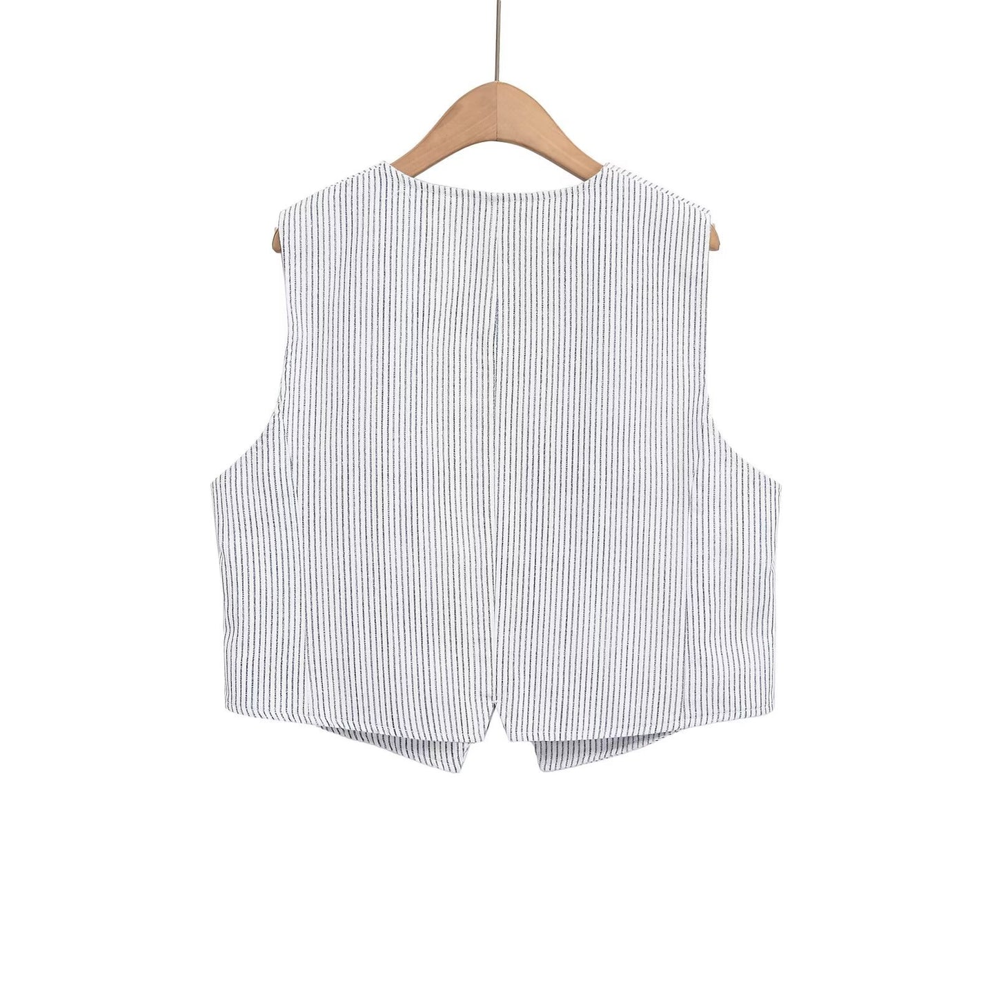 Striped vest top + striped shorts set
