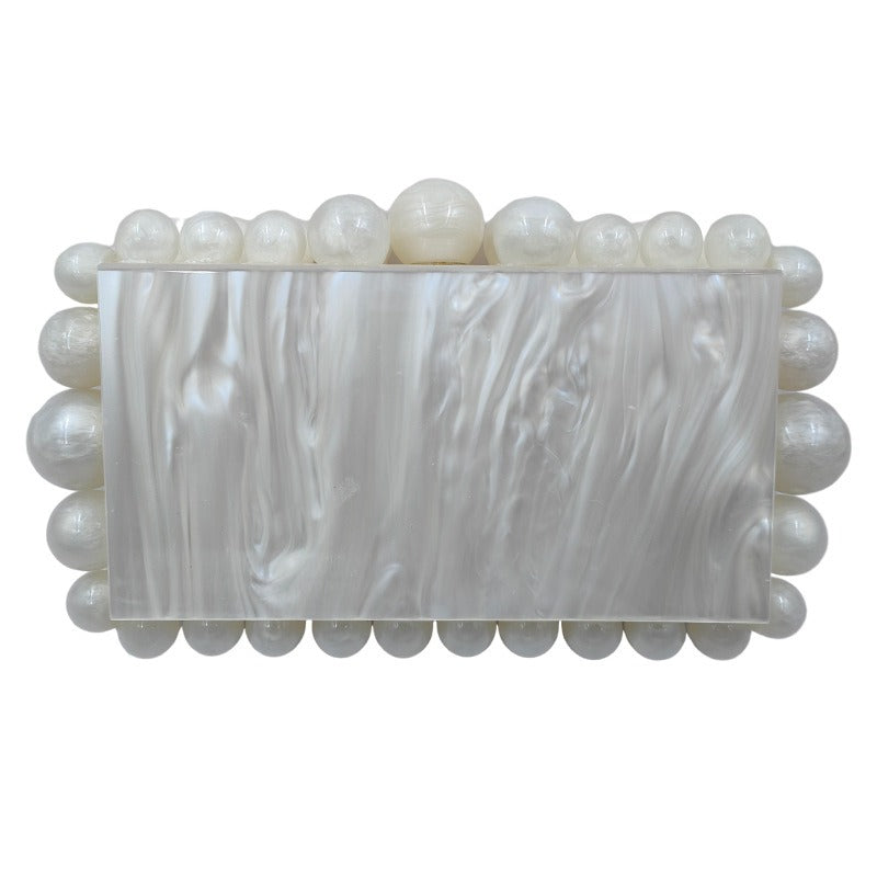 Acrylic box evening clutch