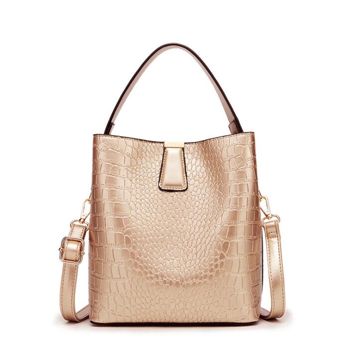 Crocodile messenger bag