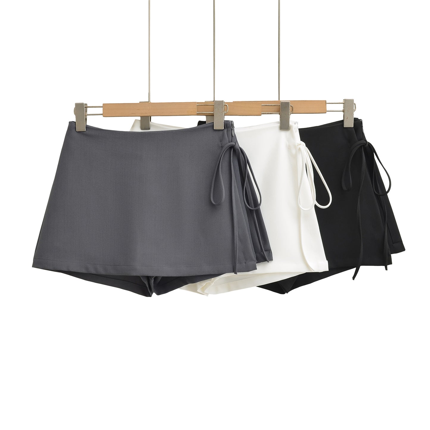 Side slit skort