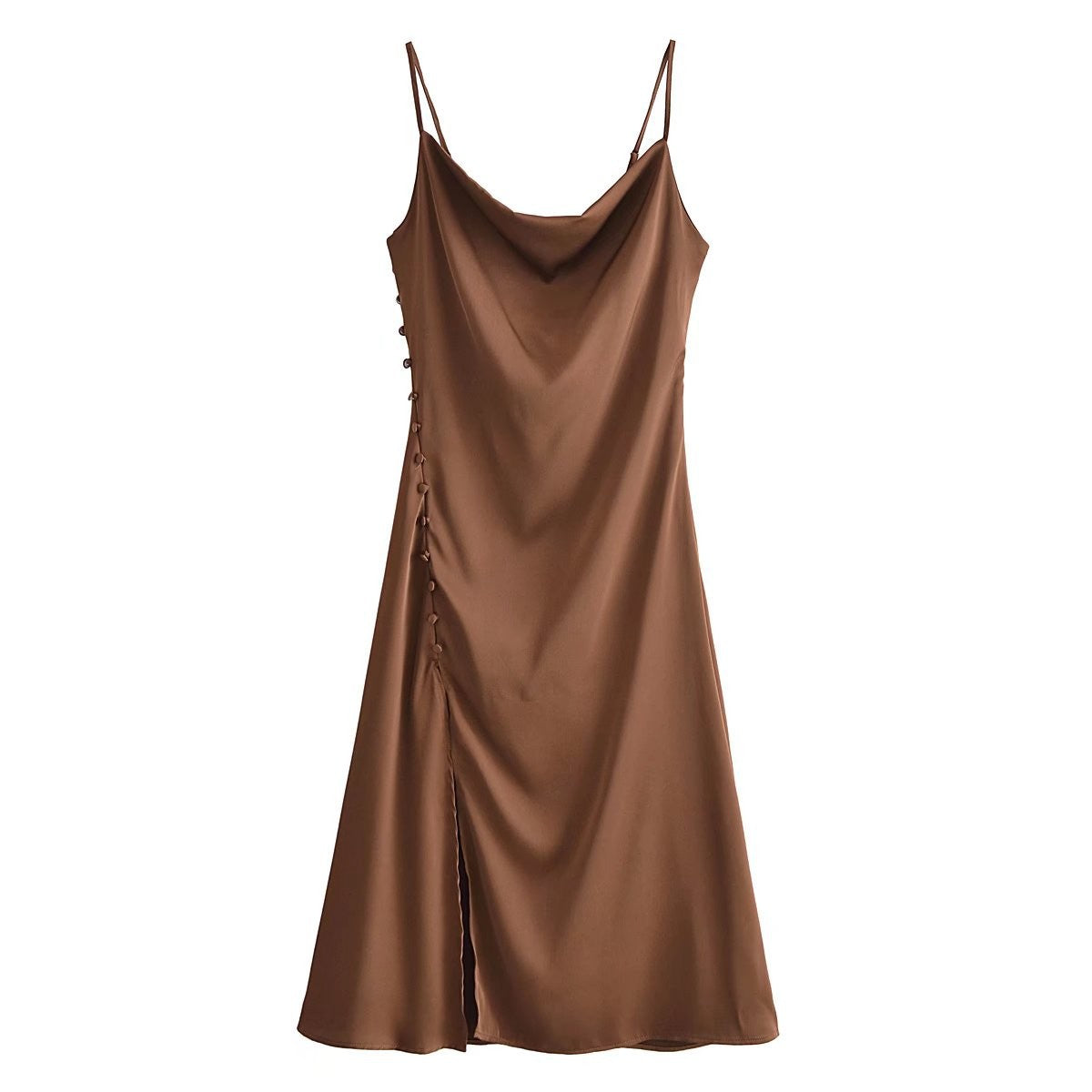 French silk-satin dress