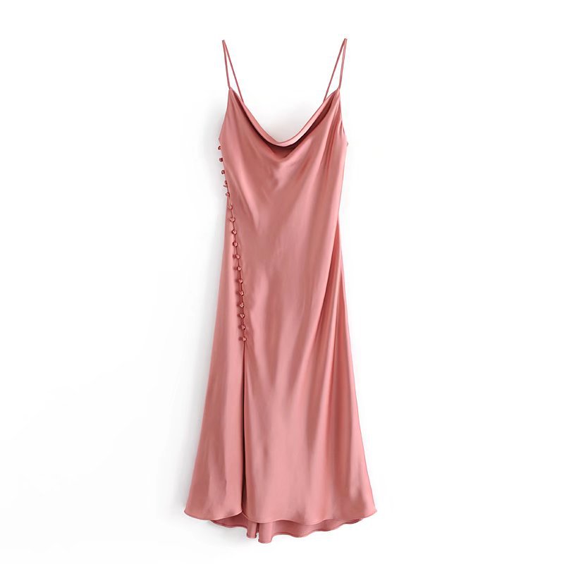 French silk-satin dress