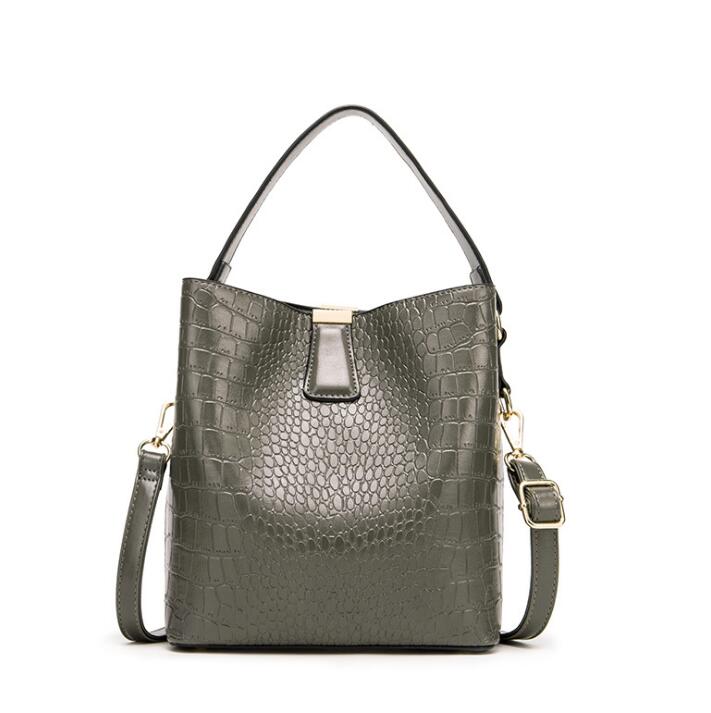 Crocodile messenger bag