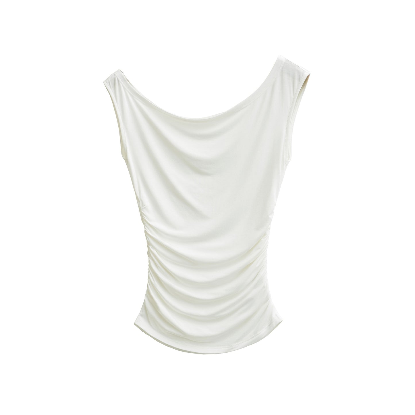 Slant neck T-shirt for women