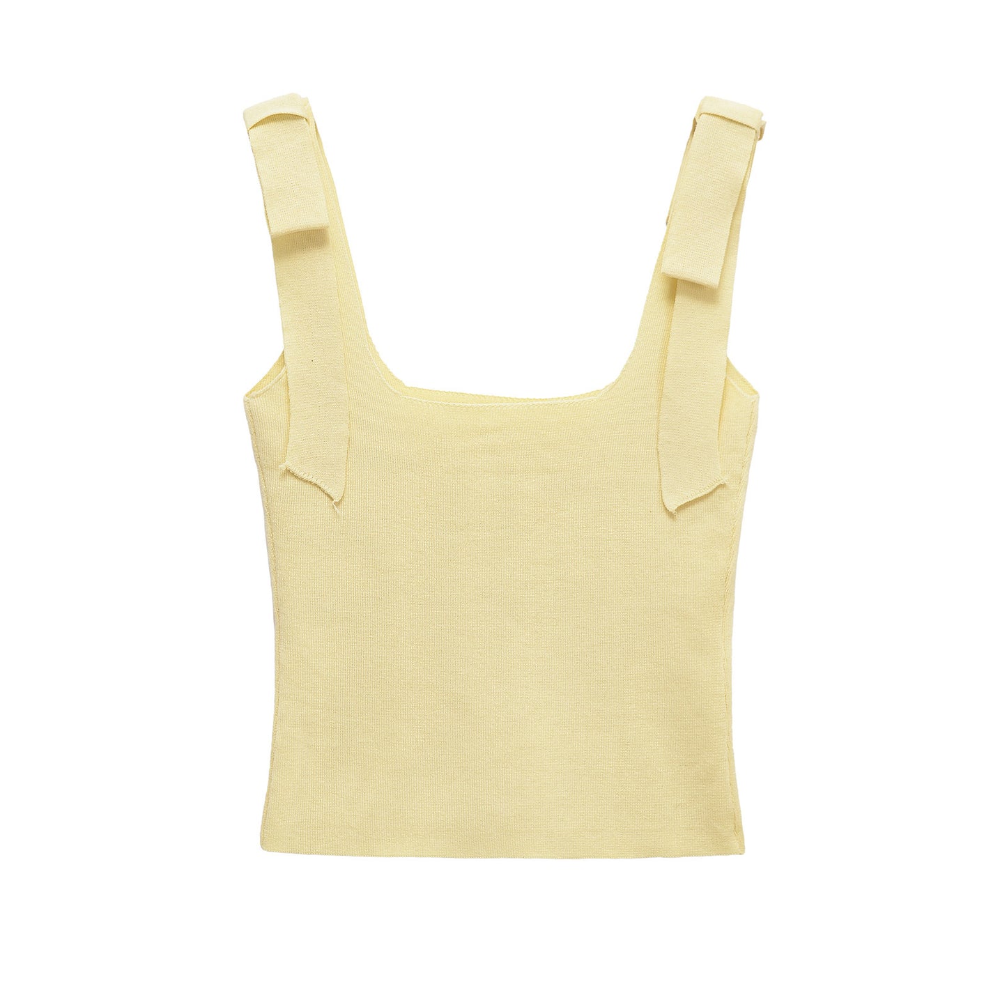 Bow tie tie backless camisole top