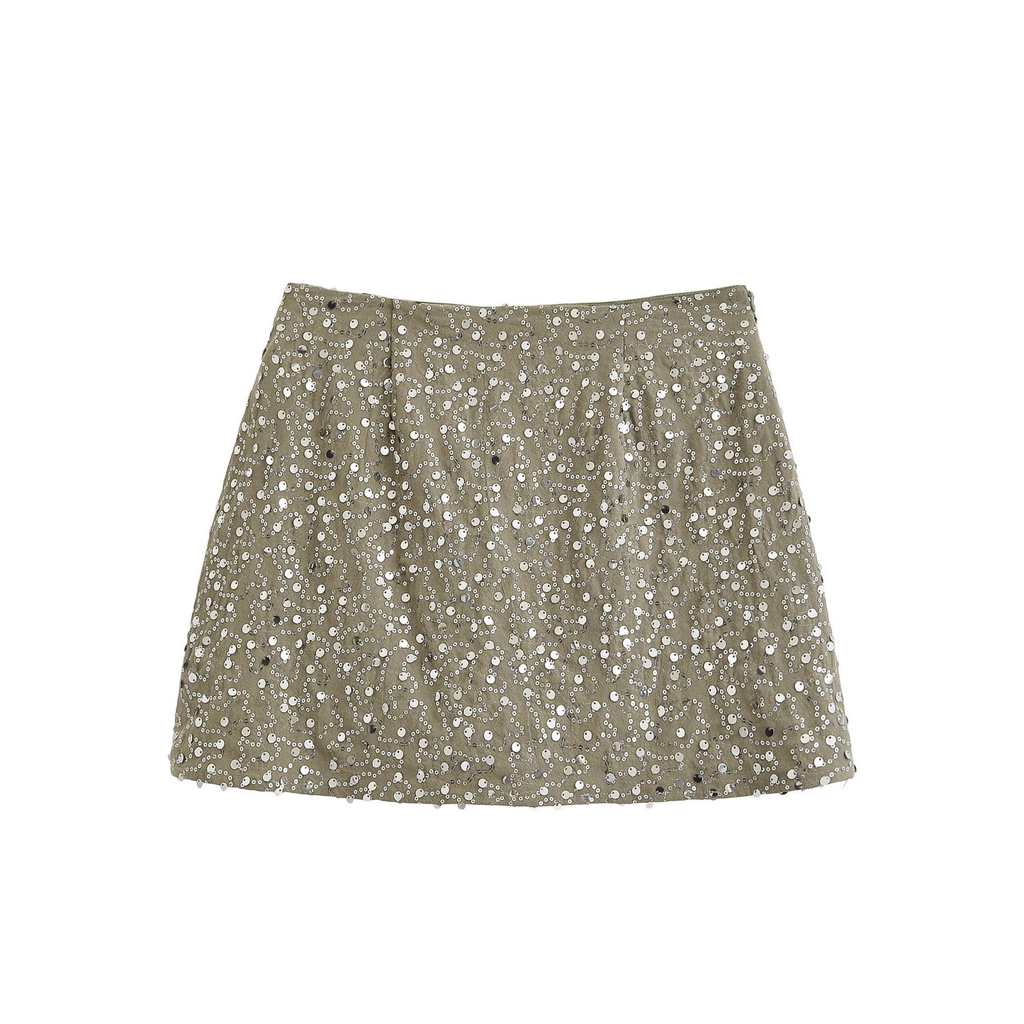 Spicy girl pearl mini skort