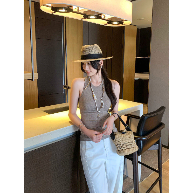 Lyocell sleeveless camisole top