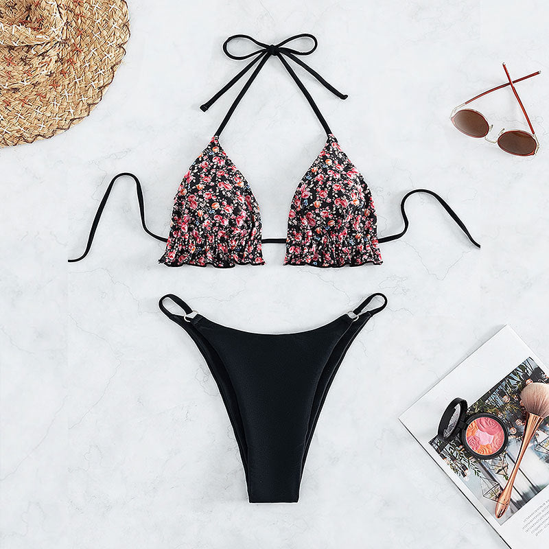 Floral top bikini