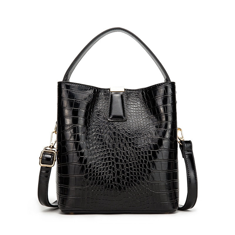 Crocodile messenger bag