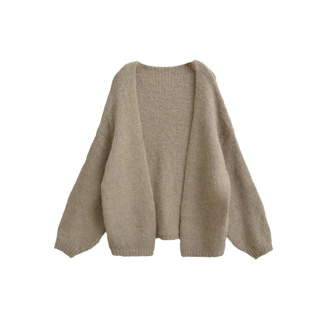 Oversized knit cardigan