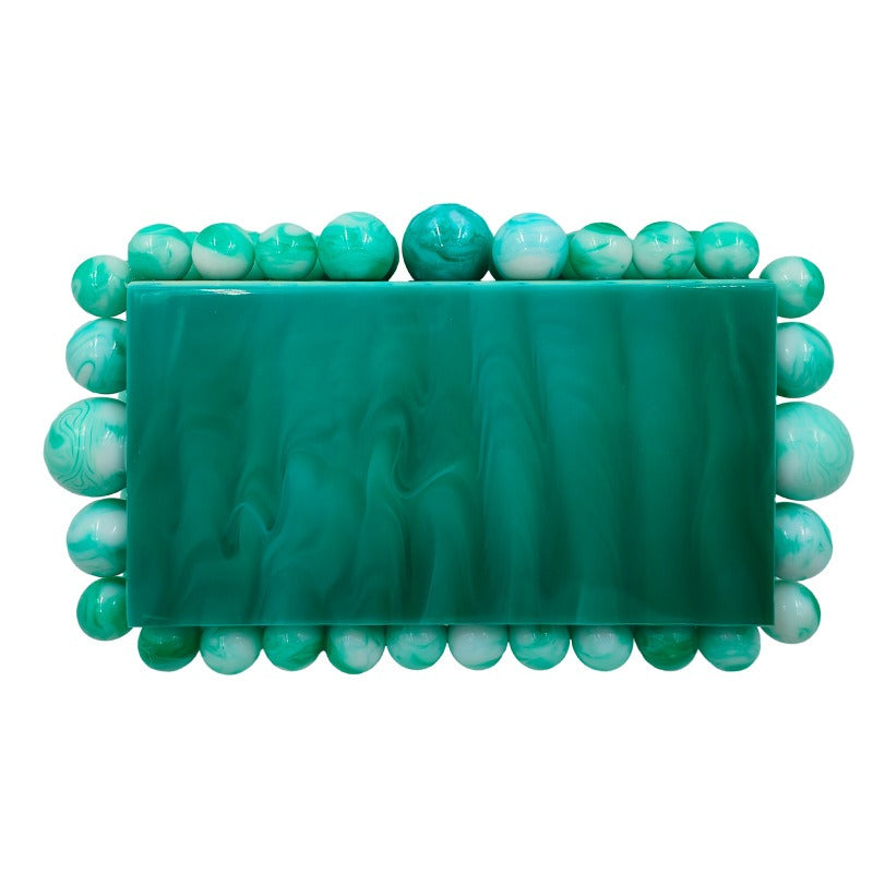 Acrylic box evening clutch
