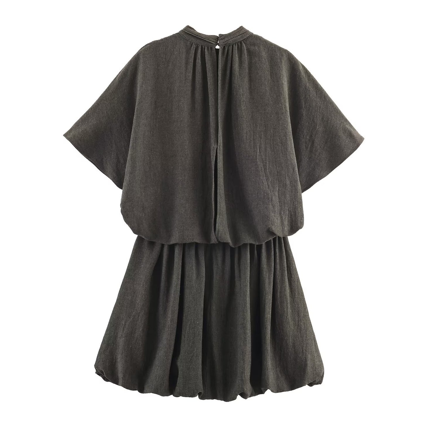 Balloon mini dress for women