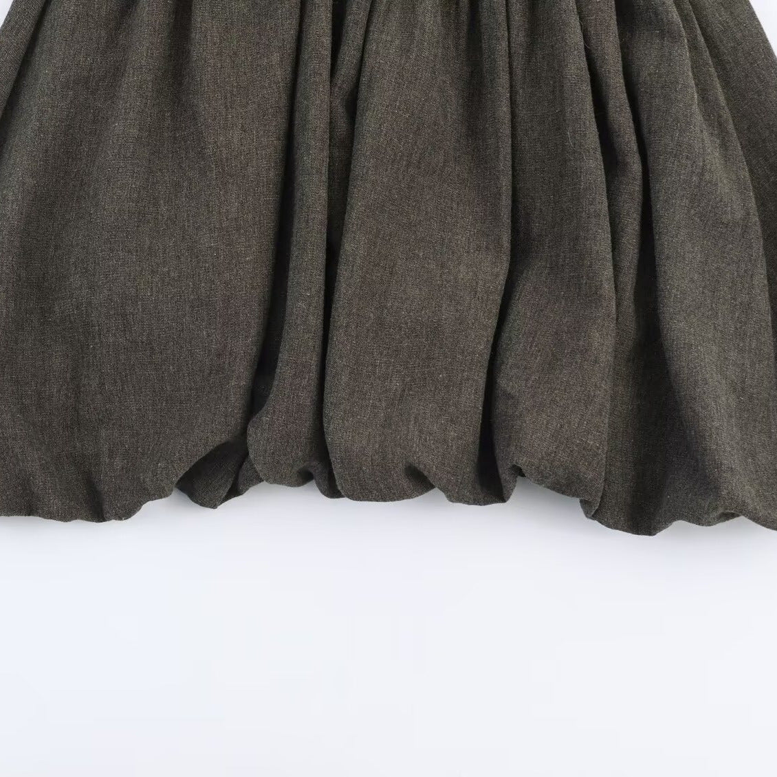 Balloon mini dress for women