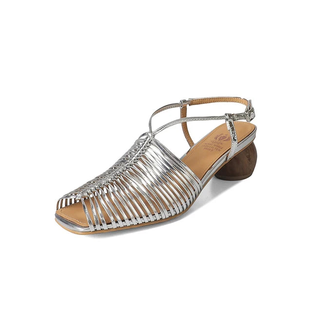 Genuine leather sandals