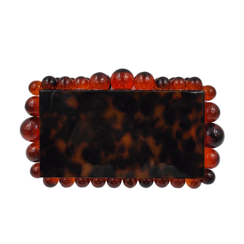 Acrylic box evening clutch