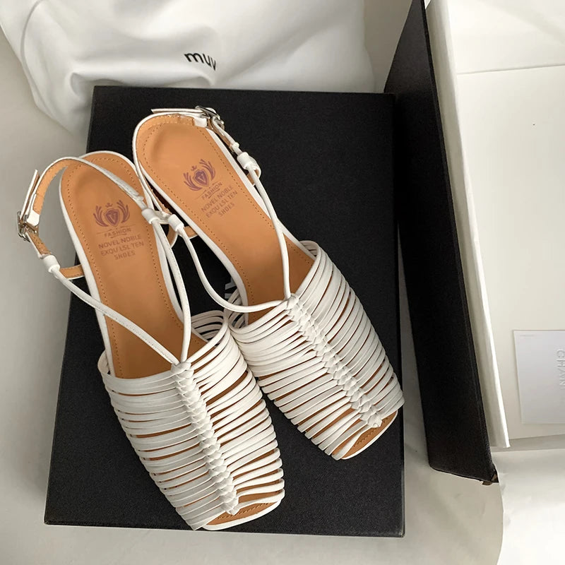 Genuine leather sandals