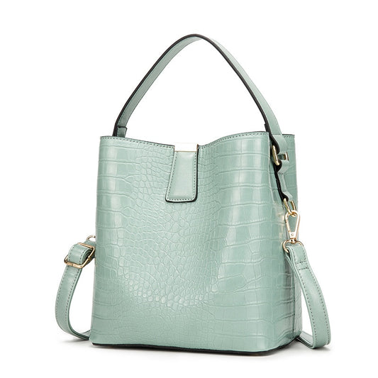 Crocodile messenger bag