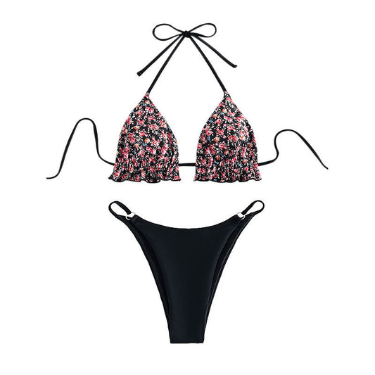 Floral top bikini