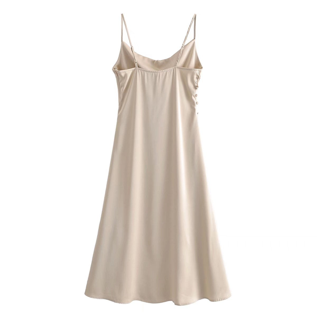 French silk-satin dress