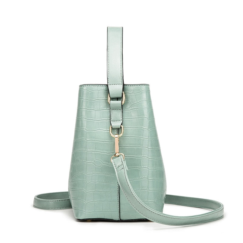Crocodile messenger bag