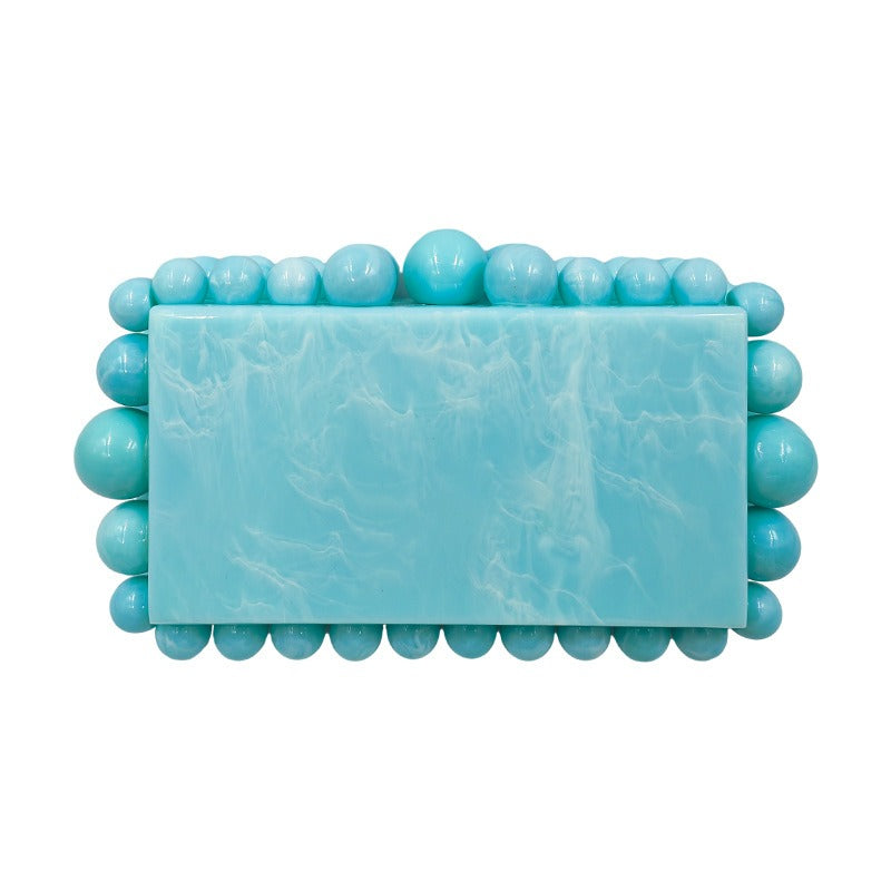 Acrylic box evening clutch