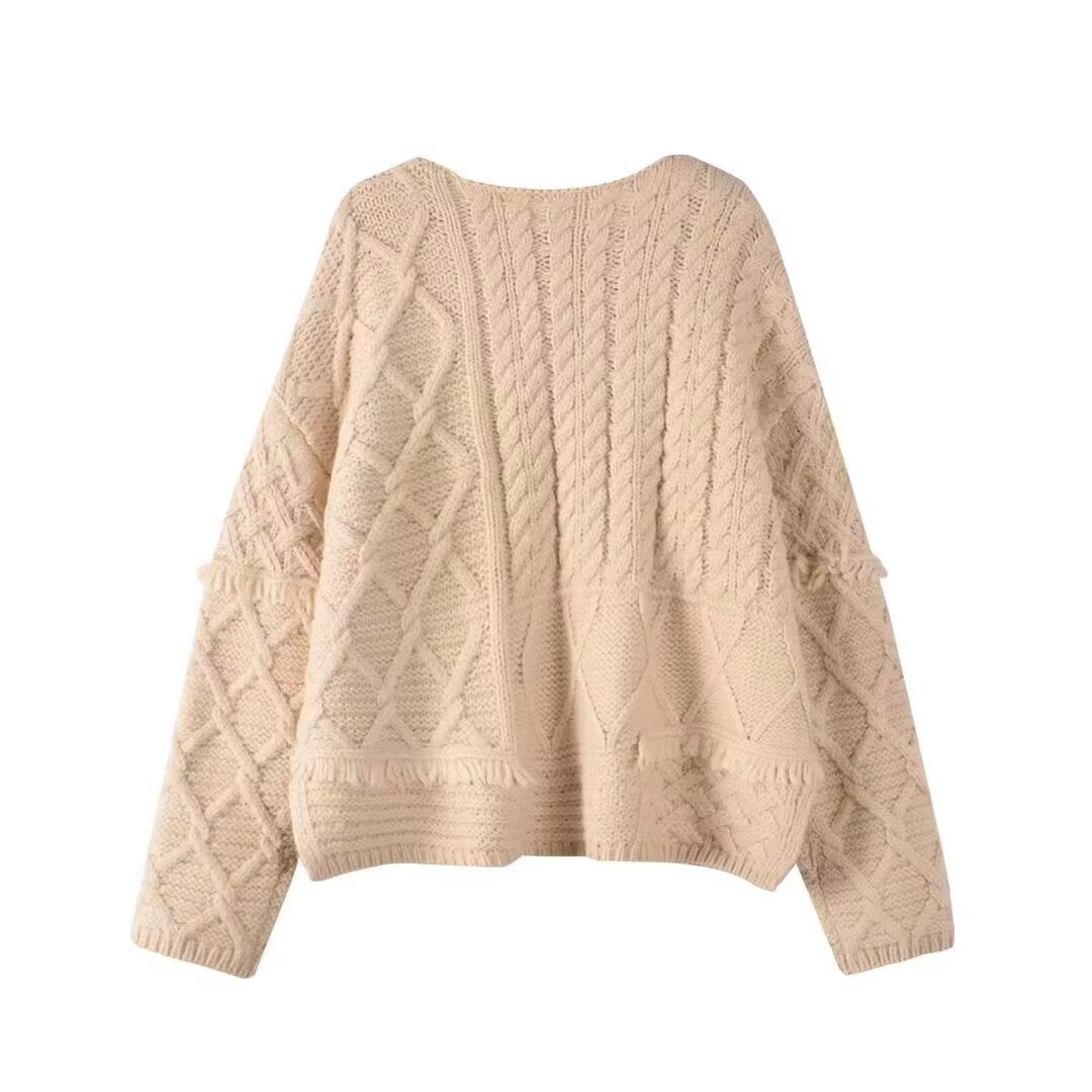 Chic tassel detail sweater