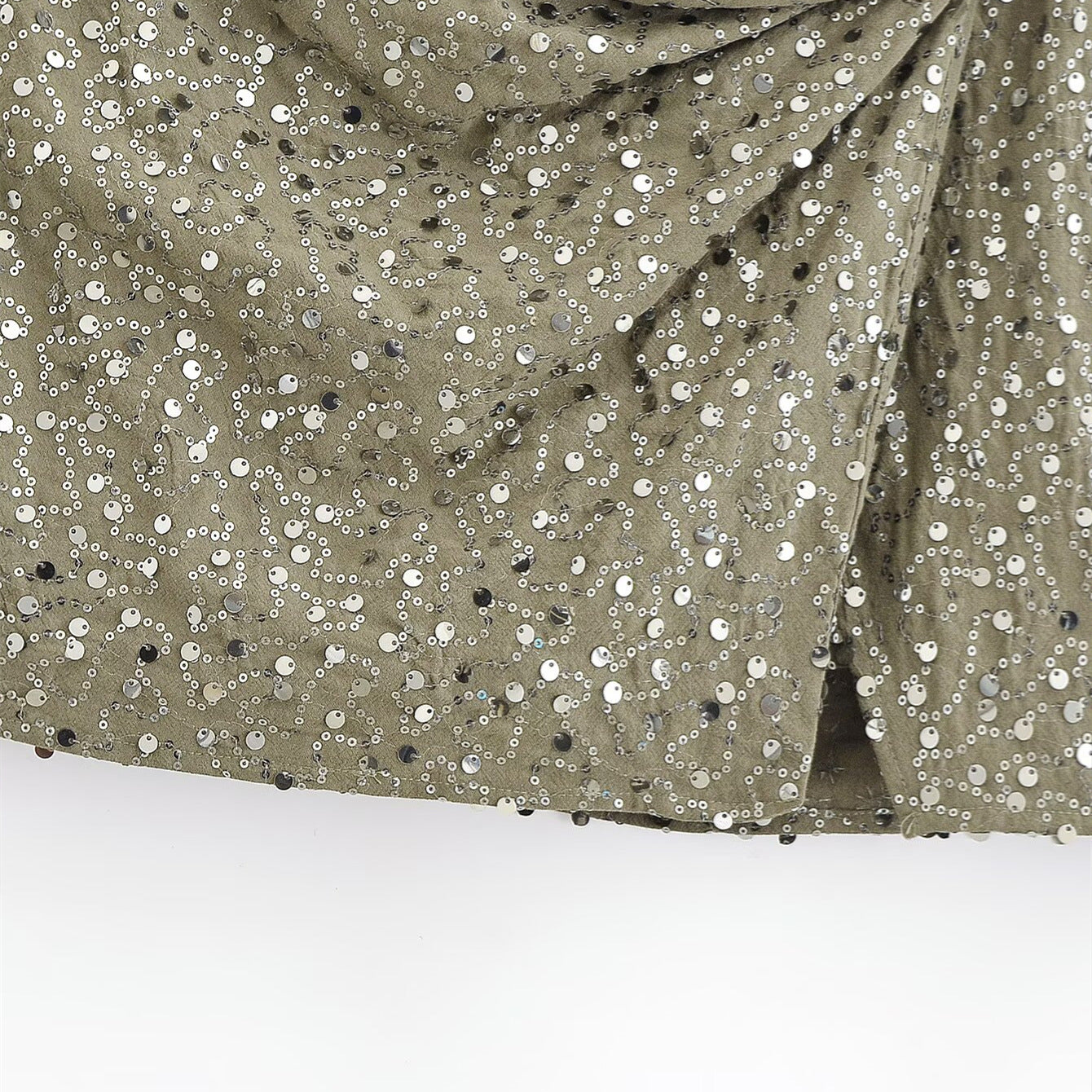 Spicy girl pearl mini skort