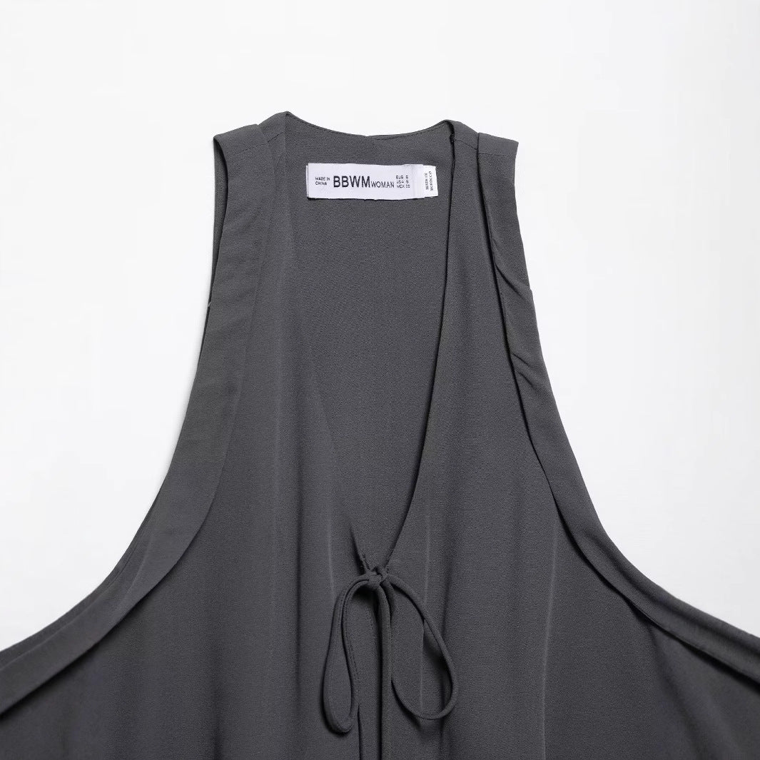 V-neck sleeveless camisole top for women