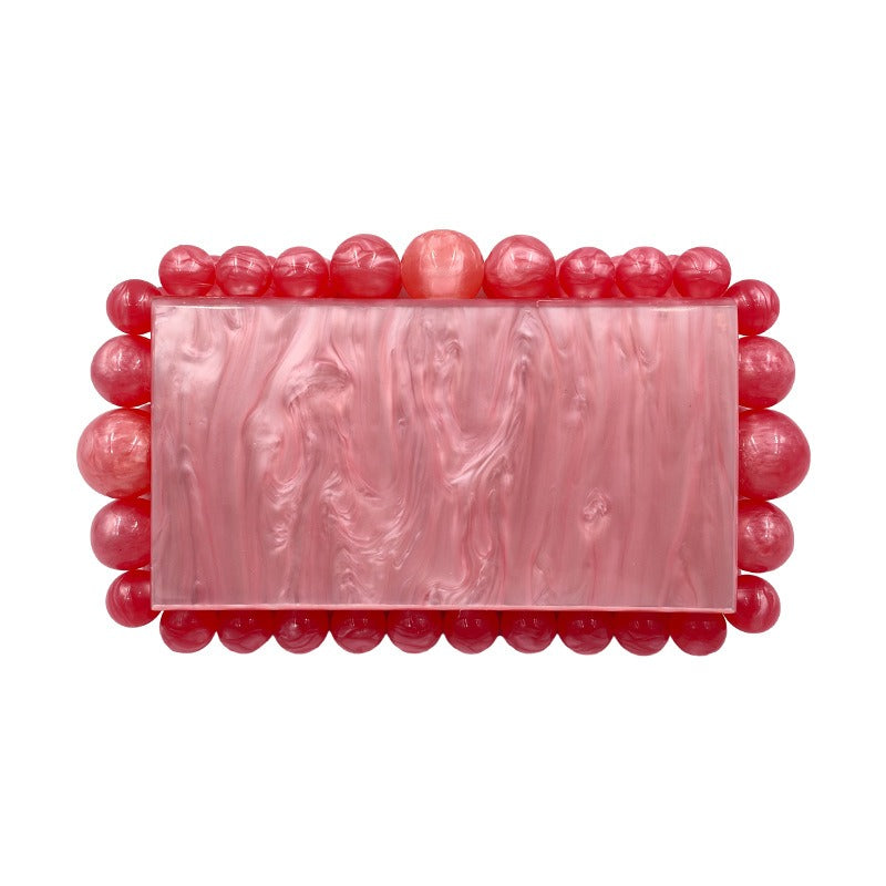 Acrylic box evening clutch