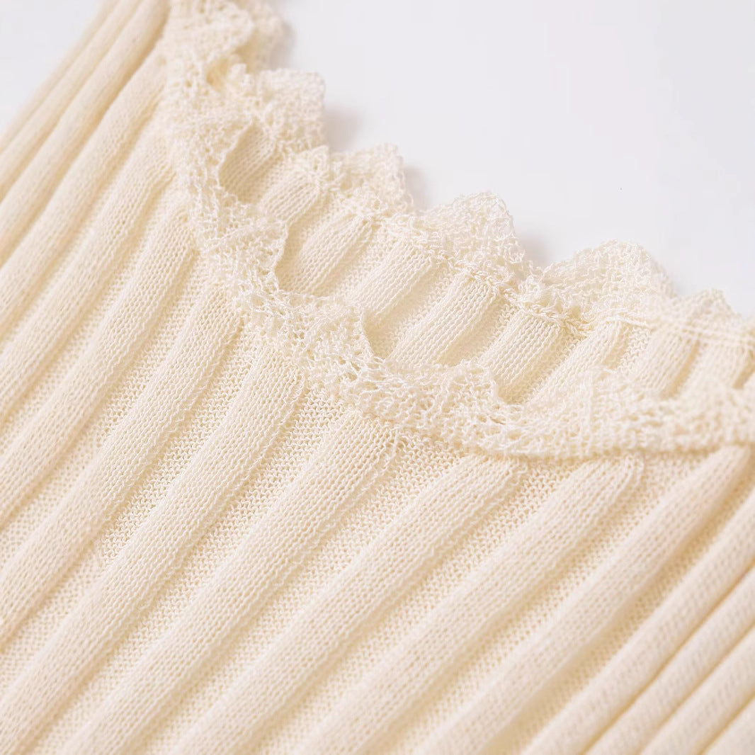 Knitted camisole vest top