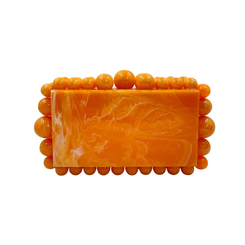 Acrylic box evening clutch