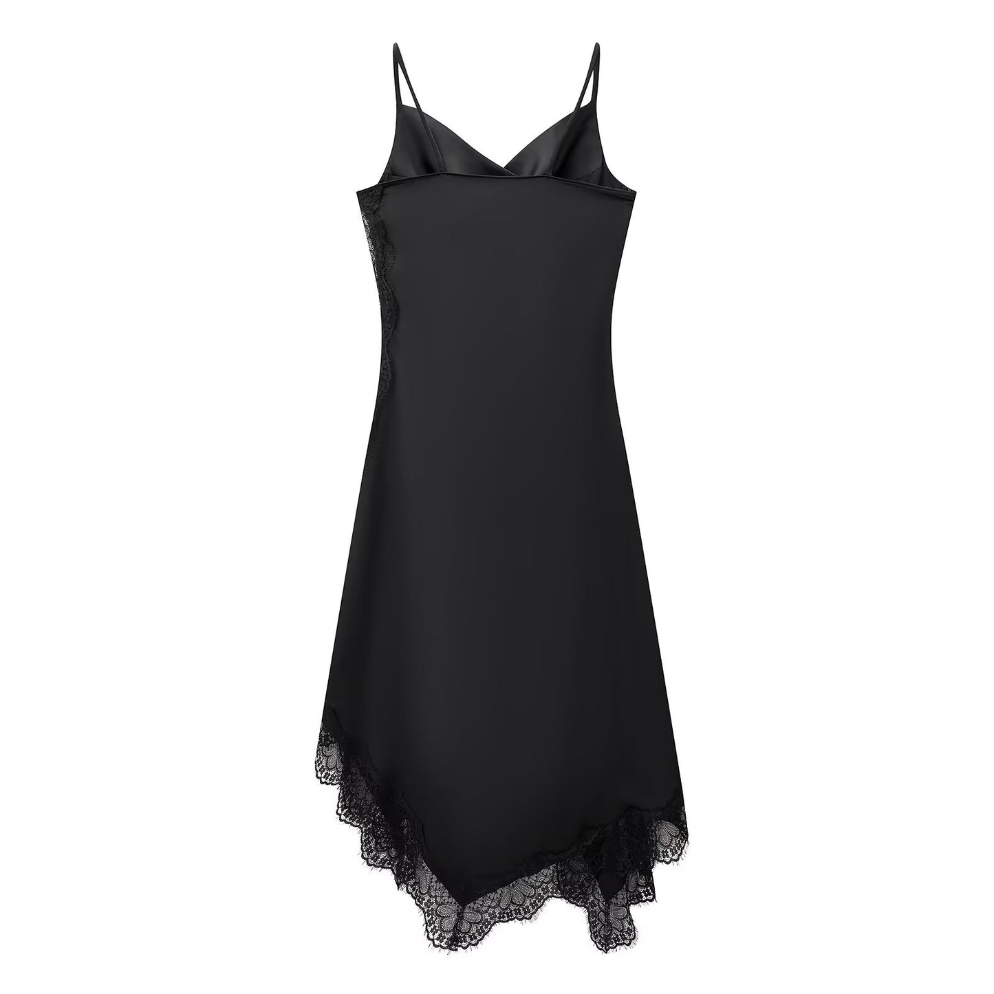 Silk textured lace dress for women's wear