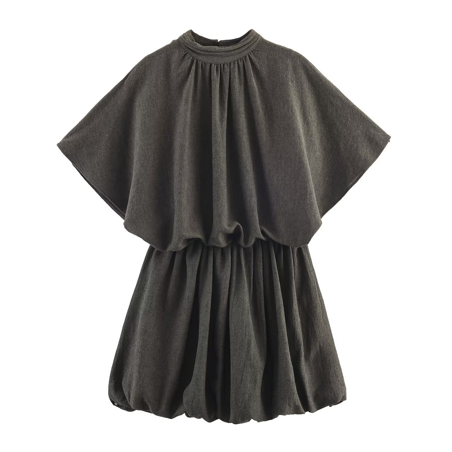 Balloon mini dress for women