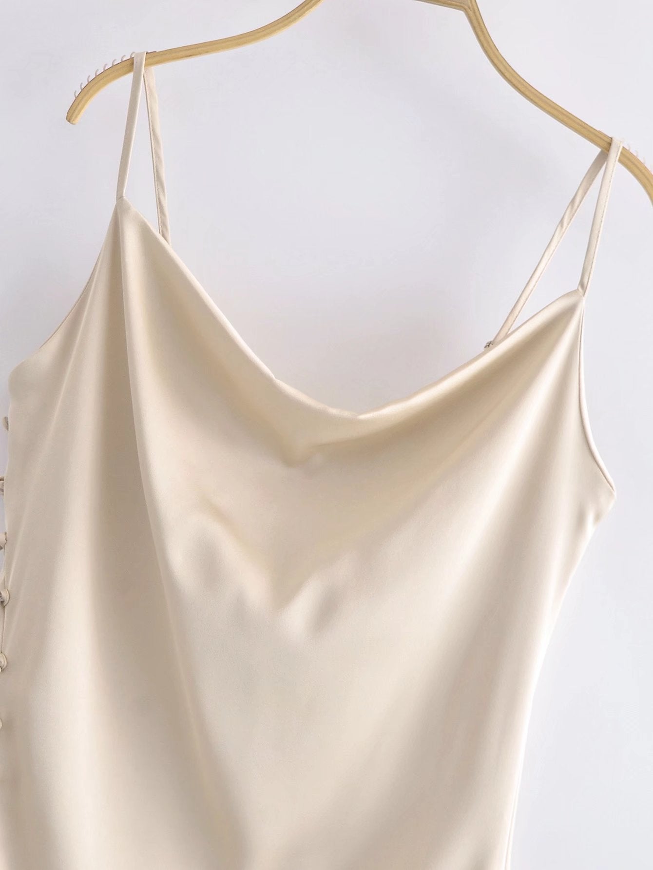 French silk-satin dress