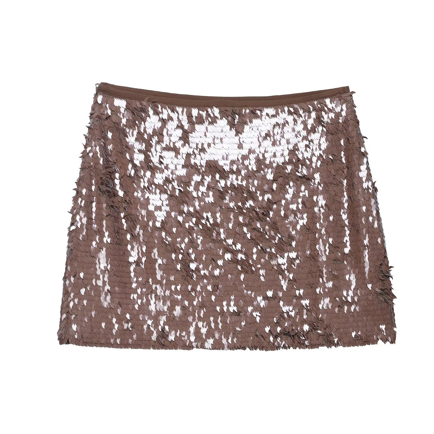 Bead mini skirt