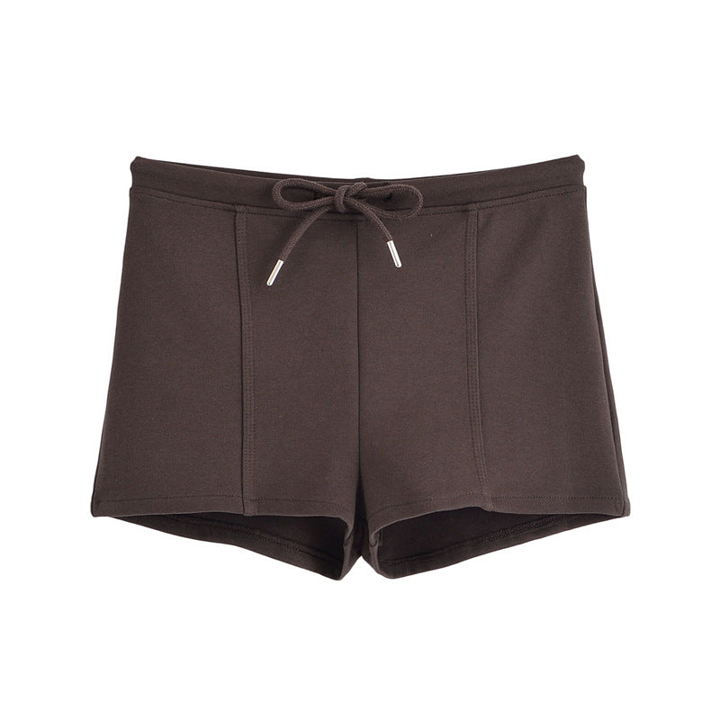 Zipped top + shorts set