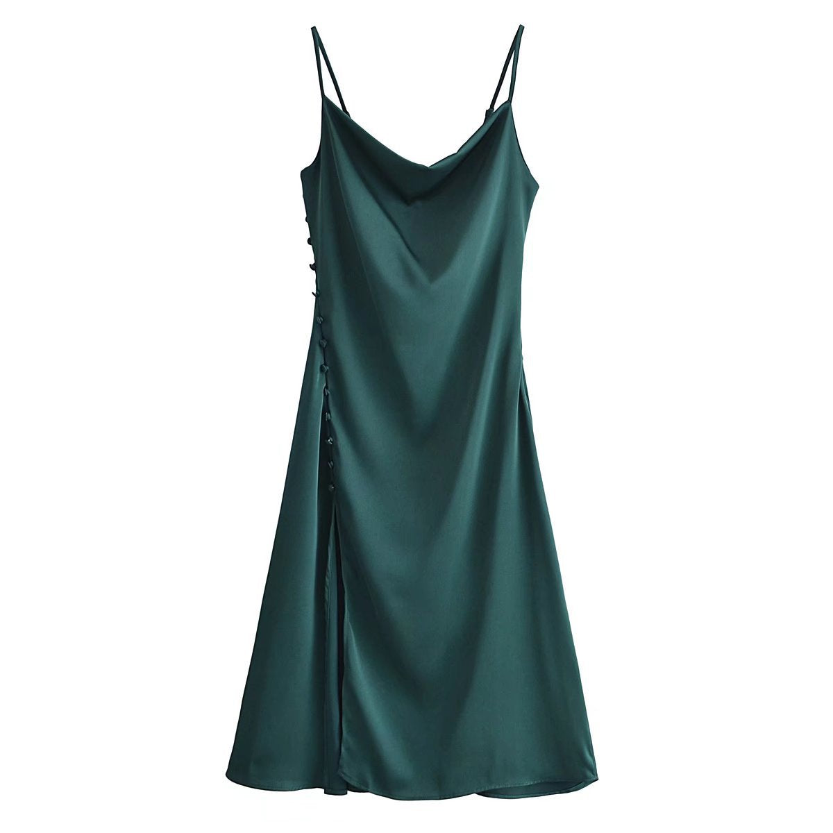 French silk-satin dress