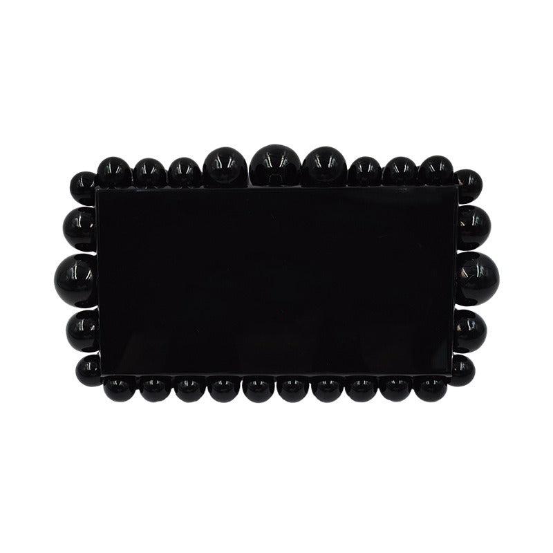Acrylic box evening clutch