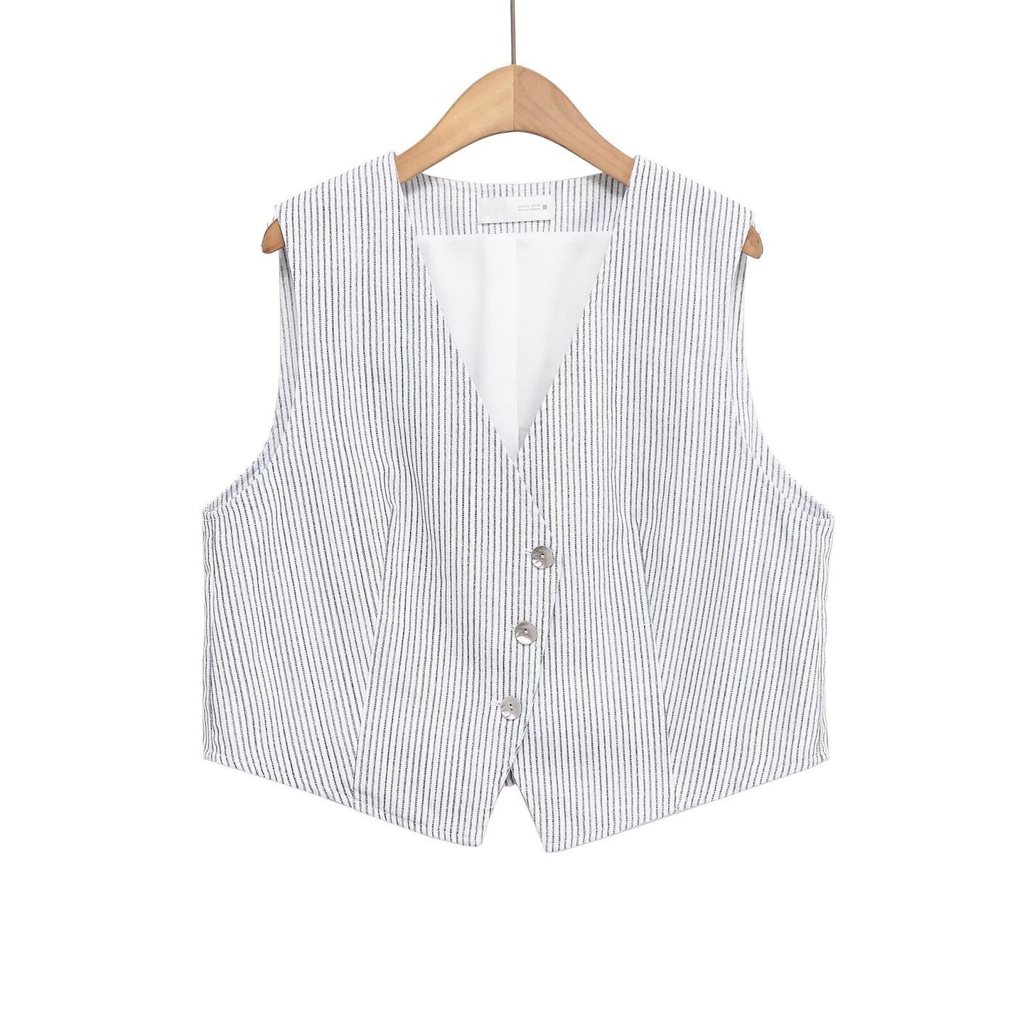 Striped vest top + striped shorts set